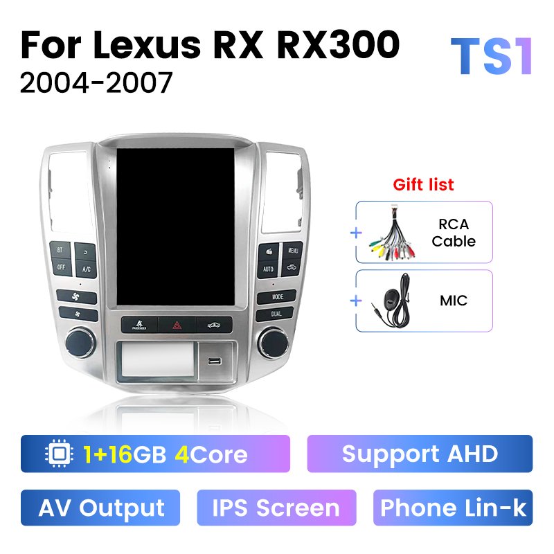 MEKEDE 8core Car Dvd Player Radio Stereo GPS WIFI for Lexus RX RX300 2004 2007