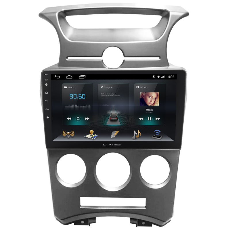 Car Capacitive Touch Screen Android Car System Multimedia Video Audio Player Radio GPS Navigation for Kia Carens UN 2007-2011