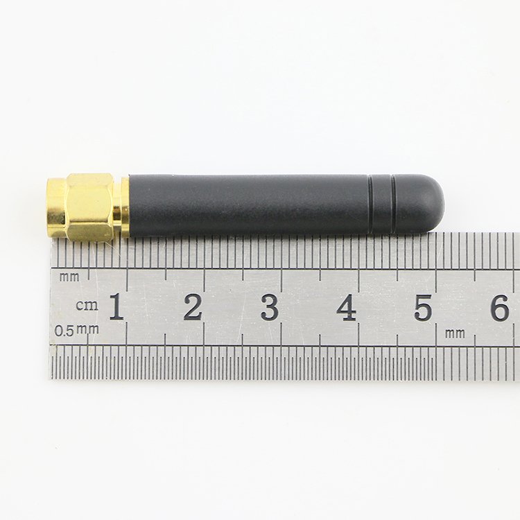 5cm Length GSM 850MHz 900MHz 1800MHz 1900MHz Antenna, 2.4GHz Rubber Antenna SMA Male Connector 2.4G WiFi Antenna