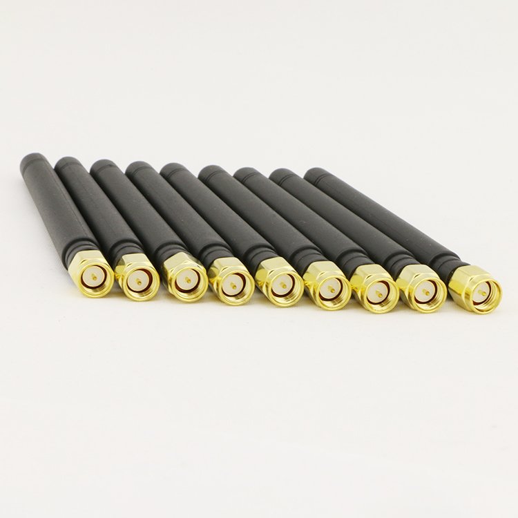 5cm Length GSM 850MHz 900MHz 1800MHz 1900MHz Antenna, 2.4GHz Rubber Antenna SMA Male Connector 2.4G WiFi Antenna