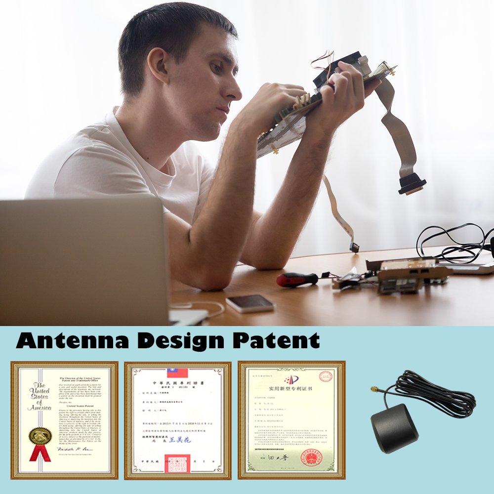 IP65 External Waterproof Active GPS Antenna for Cars w/ 28dB LNA
