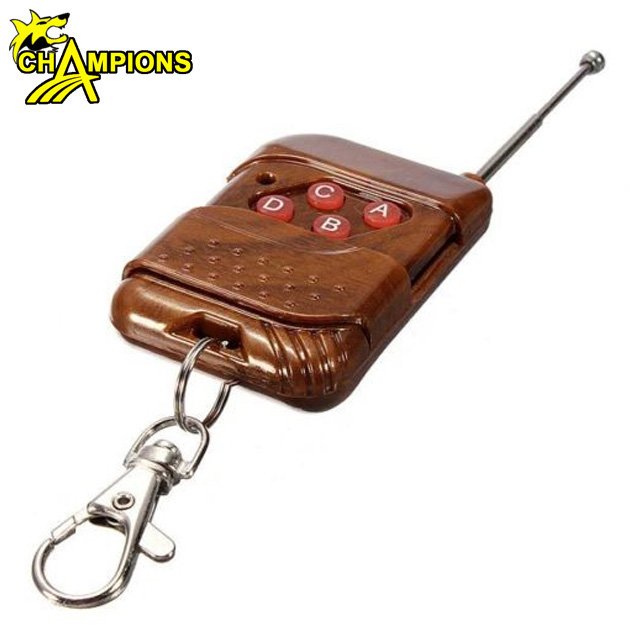 RF 433mhz Universal Remote Control 4-key Wireless Remote Controller White Color with Antenna AG049