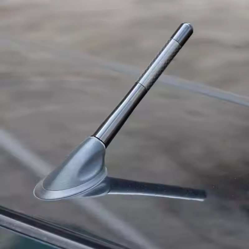 3.5cm/8cm/12cm Automotive Antenna Aluminum Alloy Radio Carbon Fiber Modified Car Antenna Carbon Braze Roof Modified Antenna
