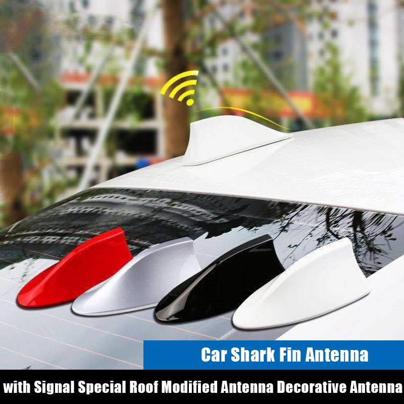 Universal Auto Car Roof Shark Fin Antenna External Signal Antenna Car Auto Shark Fins Shape Aerial Cover