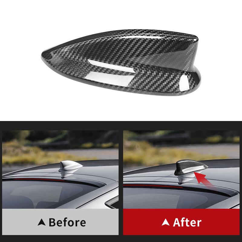 Shasha Carbon Fiber Dry Rooftop Antenna Cover Car Exterior Accessories Decoration for Acura Integra 2023