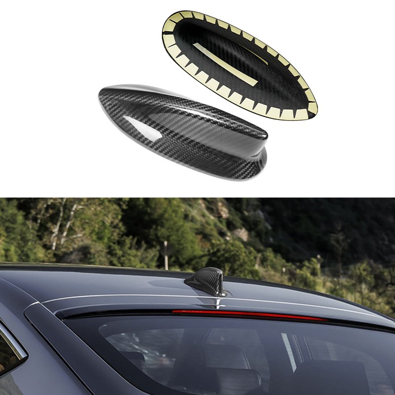 Shasha Carbon Fiber Dry Rooftop Antenna Cover Car Exterior Accessories Decoration for Acura Integra 2023