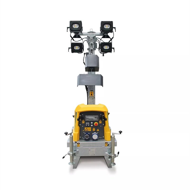 Atlas Copco HiLight E3+ 7m LED Electric Drive Lighting Car for Industry Manual Construction Site Portable Light Towers