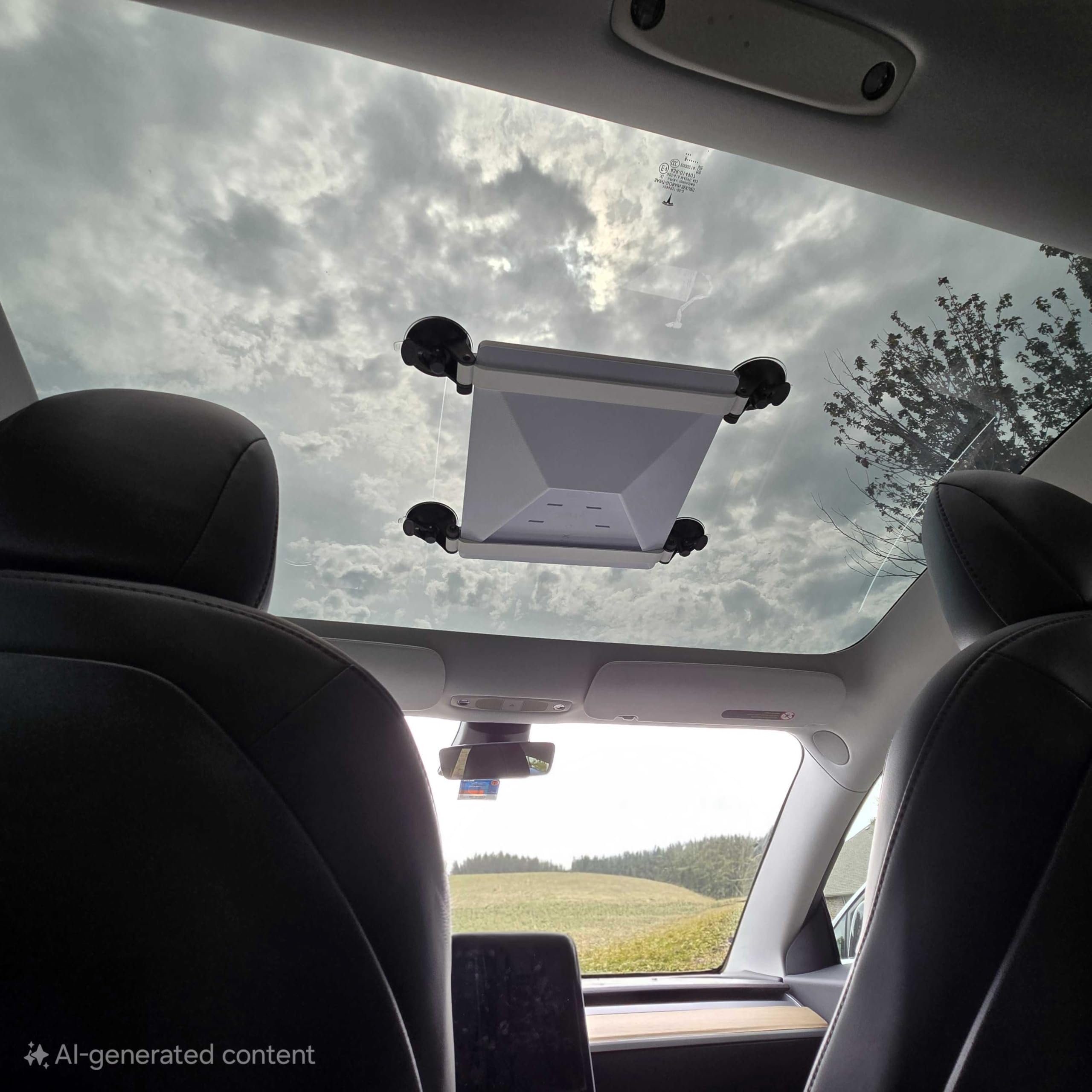 Vehicle Suction Cup Mount for Starlink Mini Antenna | Car Sunroof and Rear Window Mount Road Trip Tested Starlink Mini Holder