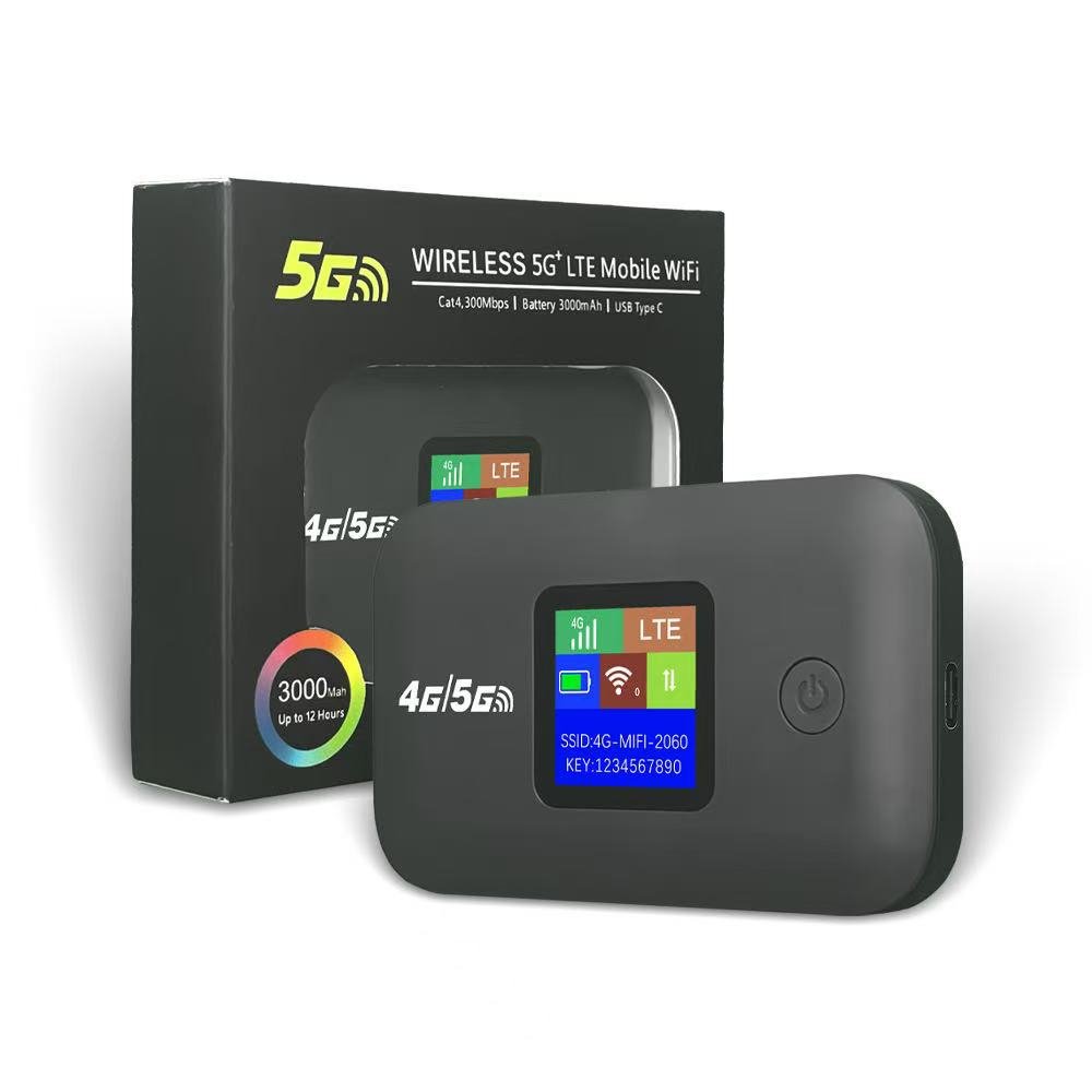 New Arrivals Mifis LCD A8 Type-C 4g Router with Sim Card Pocket Router 3000mAh With Firewall 4g Router Pocket Wifi