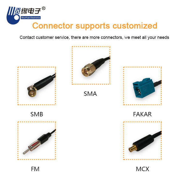 Car Audio Broadcast DAB Antenna Home Audio Digital Antenna Aerial Thin Spring Wire Rod 306mm with Magnet Base Cable 0.6m-5m