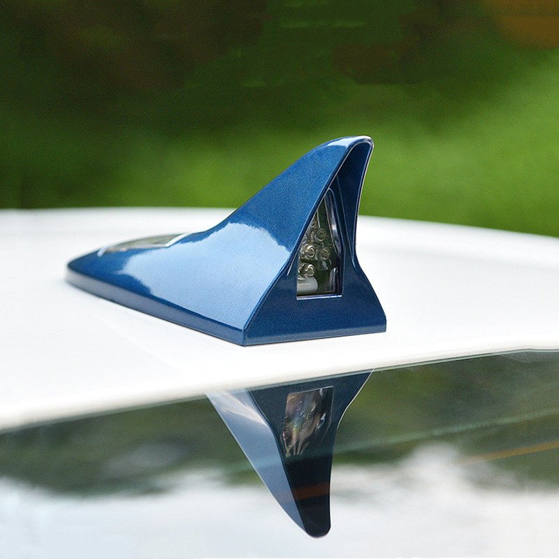 Waterproof Solar Power Car Chase Taillights Led Strobe Tail Light Car Decorate Aerials Antenna Warning Lights