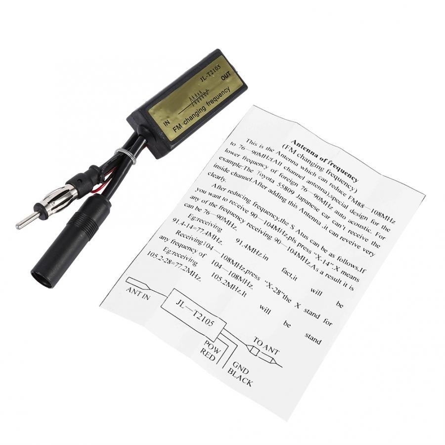 Car Frequency Antenna Radio FM Band Expander Adapters Sockets Accessories