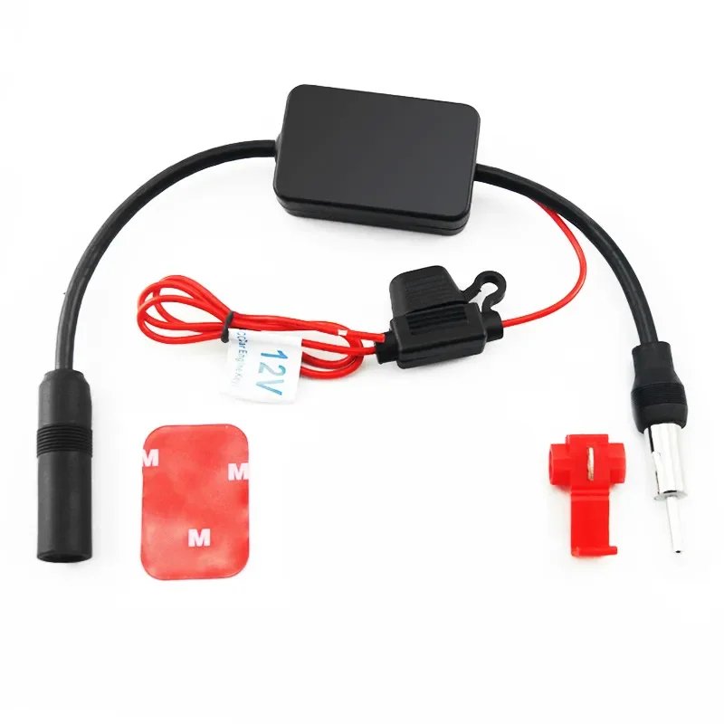 Universal 12V Auto Car Radio FM Antenna Signal Amp Amplifier Booster for Marine Car Vehicle Boat 330mm FM Amplifier