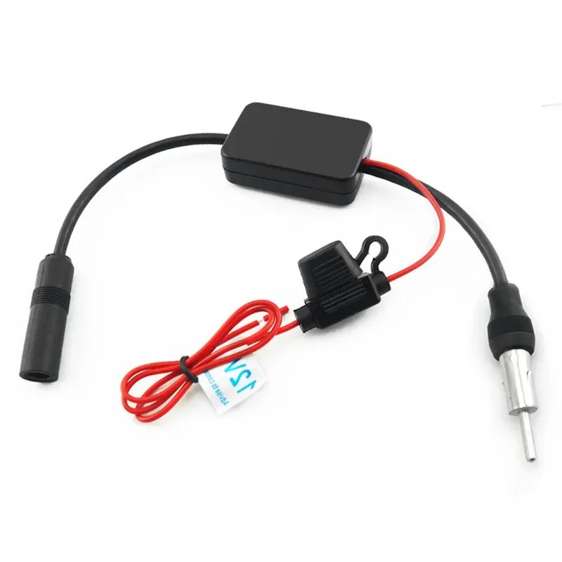 Universal 12V Auto Car Radio FM Antenna Signal Amp Amplifier Booster for Marine Car Vehicle Boat 330mm FM Amplifier