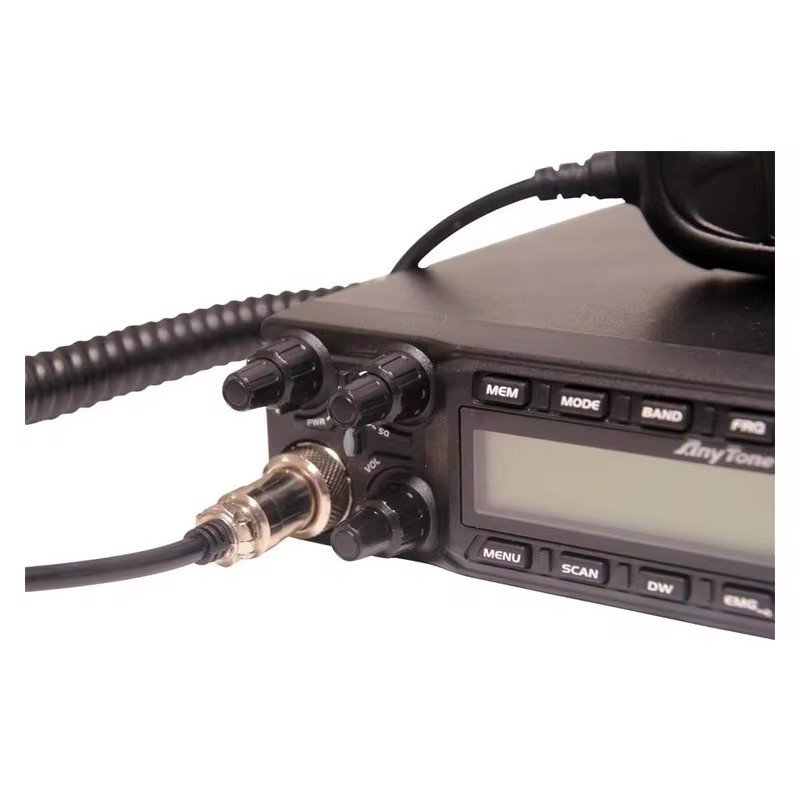 ANYTONE AT-6666 CB Radio 10 Meter Radio 40 Channel Mobile Transceiver Large LCD Displays AM FM Walkie Talkie
