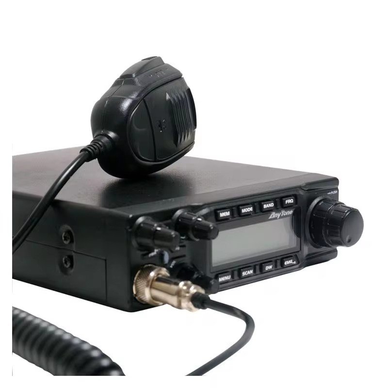 ANYTONE AT-6666 CB Radio 10 Meter Radio 40 Channel Mobile Transceiver Large LCD Displays AM FM Walkie Talkie