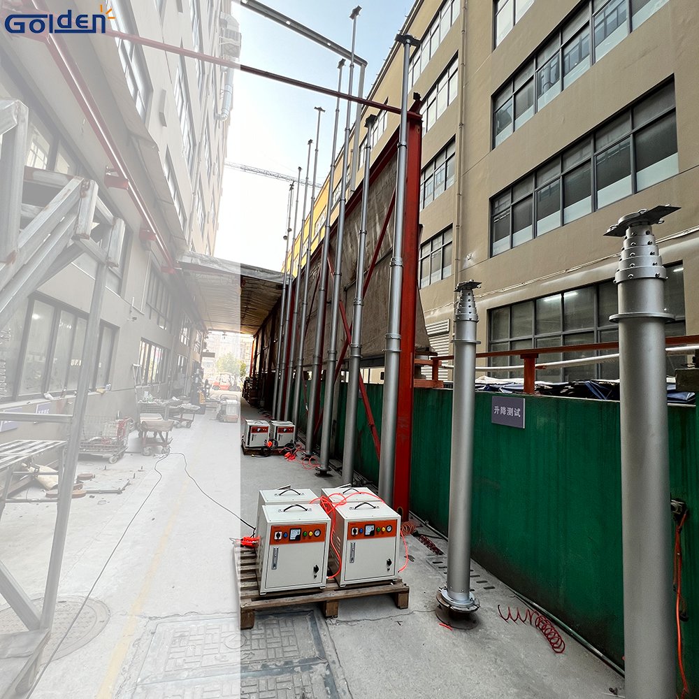 Telescopic Mast Pneumatic Telescoping Pole Masts