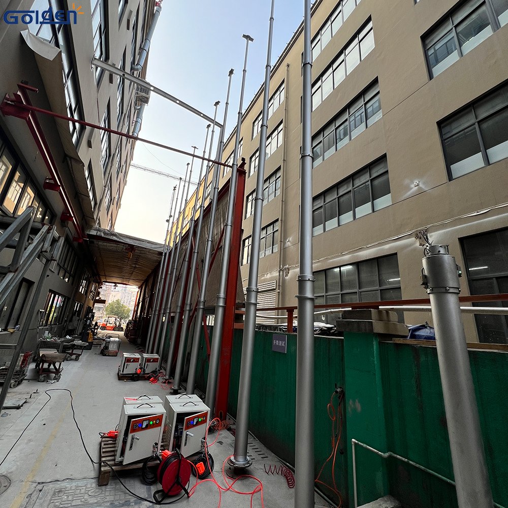 Telescopic Mast Pneumatic Telescoping Pole Masts