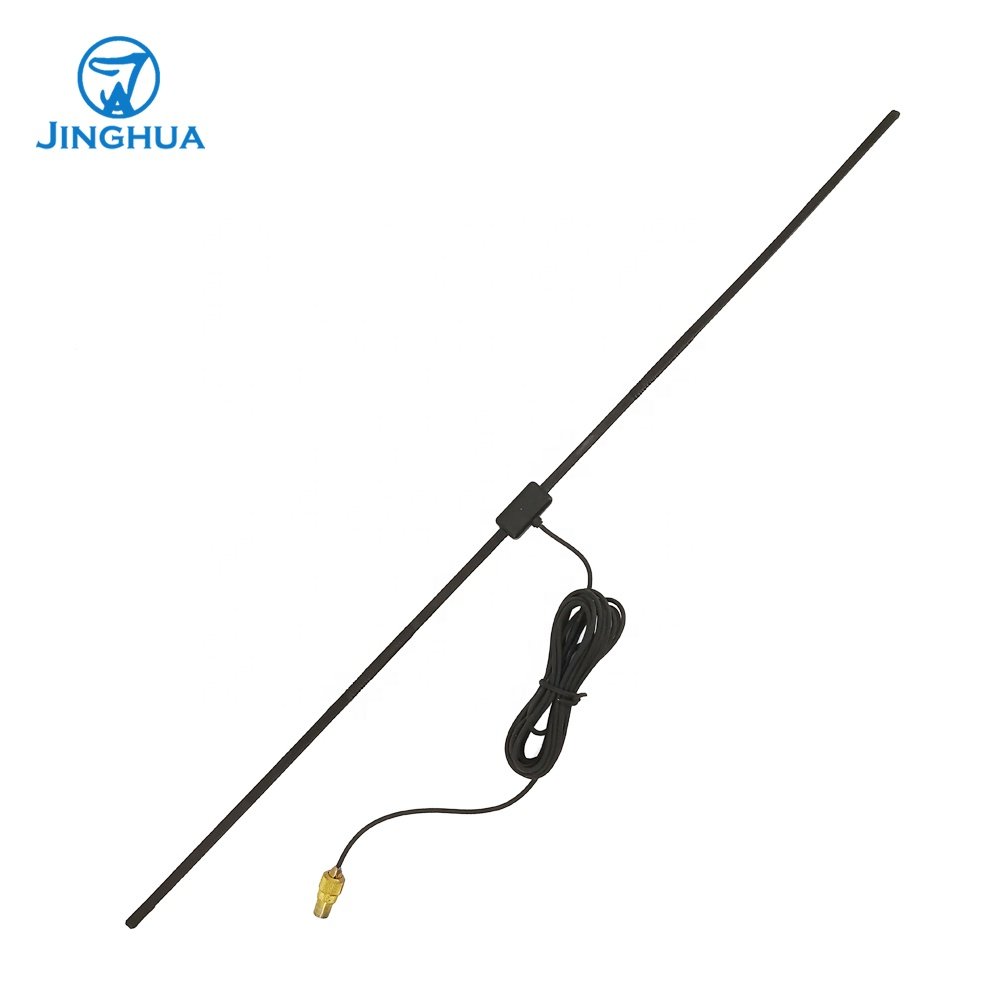 Anti-theft Car Antenna FM AM 433MHz T Shape Horn Radio Antenna with 3M Tape
