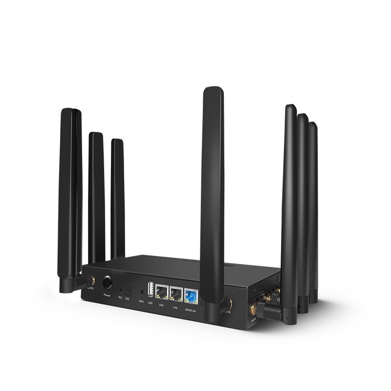 LINBLE 5g Wireless Outdoor Router, CPE with Sim Card Slot, Wifi6, Vpn, Metal case Application for Outdoor Office, Car, Home