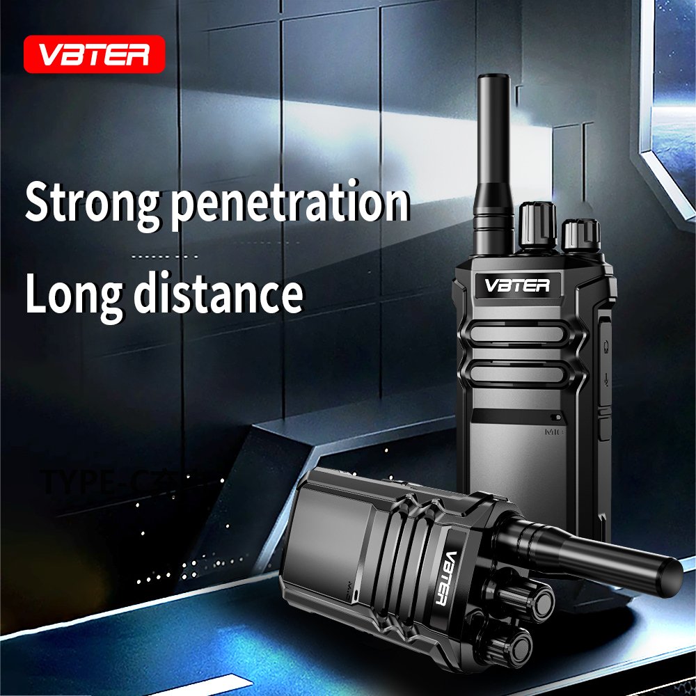 WBT-V1 Handheld Talkie Walkie De 10 km Analog Two-Way 4G Frequency Ran Outdoor Communication Supports Charging Cars