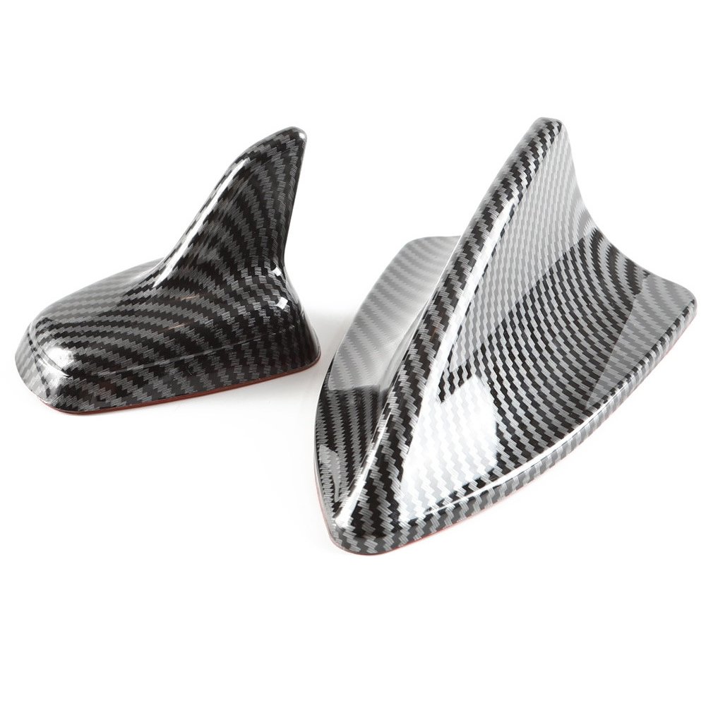 Car Decoration Antenna for Off Road Car Universal 4 Types Carbon Fiber Texture Shark Fin Roof Car Antenna
