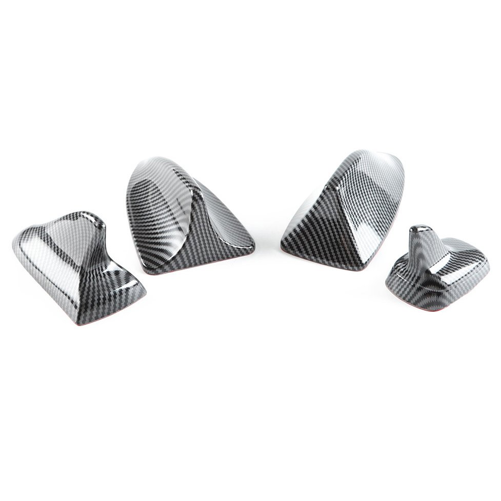 Car Decoration Antenna for Off Road Car Universal 4 Types Carbon Fiber Texture Shark Fin Roof Car Antenna