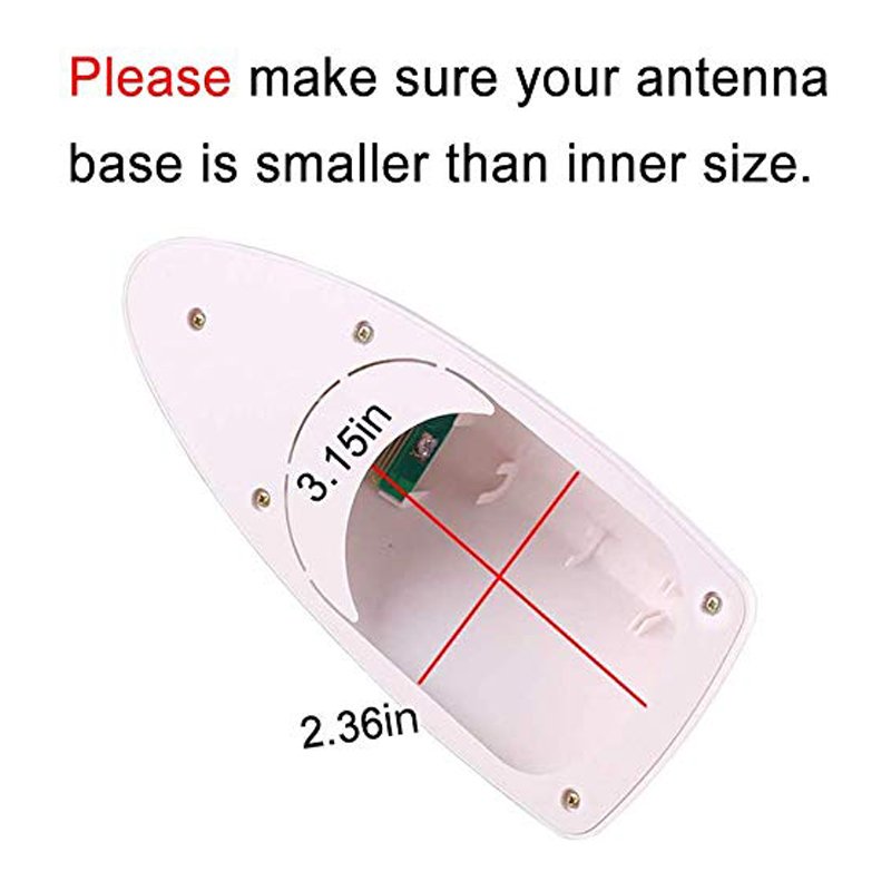 General Motors Shark Fin Roof Modification Accessories AM/FM Radio No Punching Tail Wing Decoration Antenna Automotive Supply
