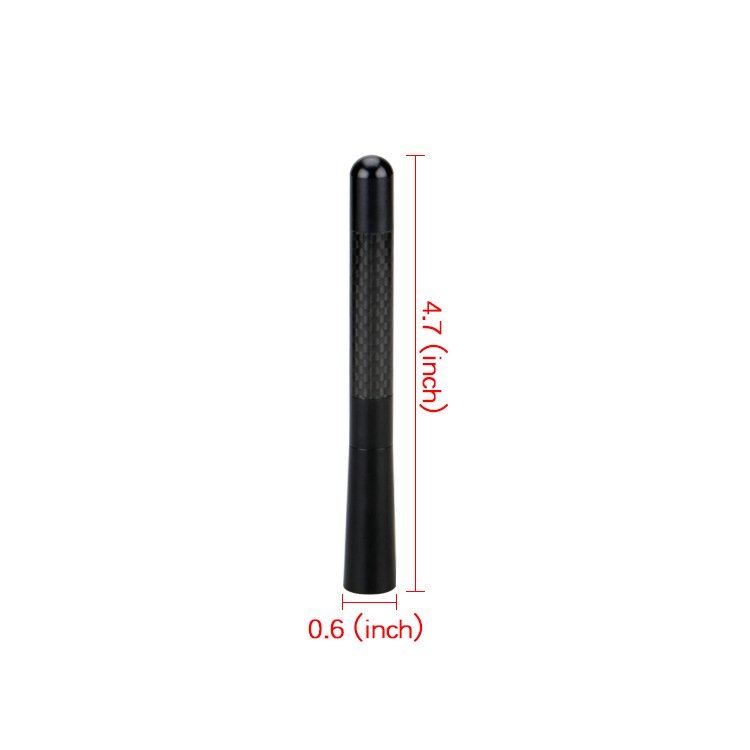 Radio Antenna Signal Receiving Decorative Antenna Suitable for JEEP Wrangler JK/JL Car Modified Carbon Fiber Universal 75ohm <2