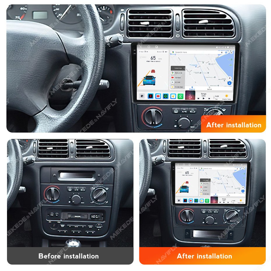 MEKEDE M6 PRO 3D Android Car Radio 4G LTE 8 Core GPS Navigation System 360 Camera for Peugeot 406 1999-2004 Video Player