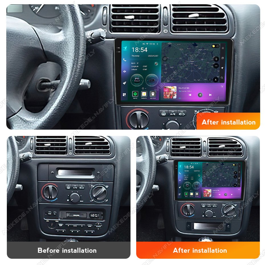 MEKEDE M6 PRO 3D Android Car Radio 4G LTE 8 Core GPS Navigation System 360 Camera for Peugeot 406 1999-2004 Video Player