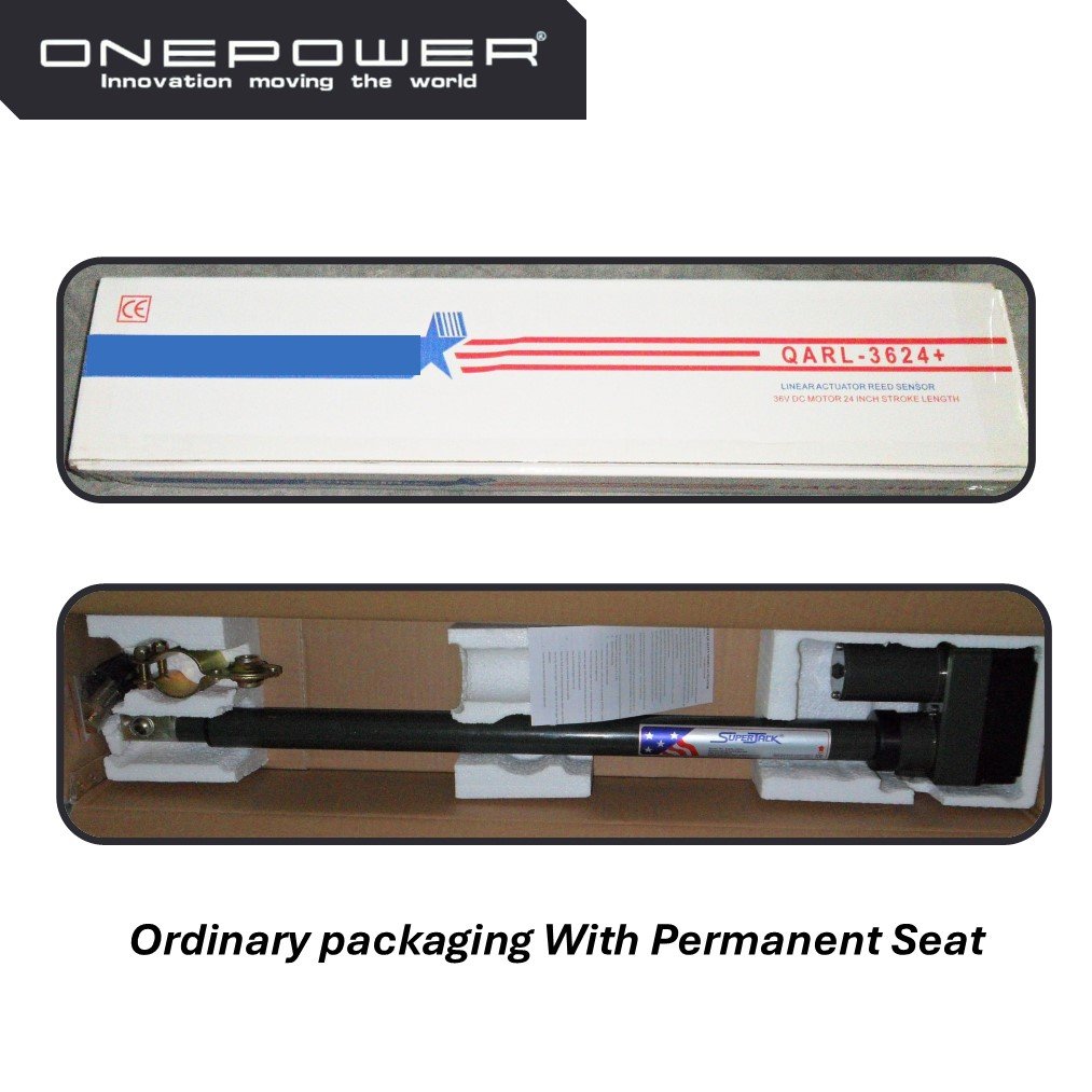 ONEPOWER QARL Electric Linear Actuator 12v 24v 36v DC Power 3000N 4000N Motor Satellite Dish Positioner Door Window Opener