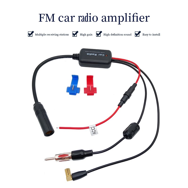 Signal Amp Amplifier Booster DAB Radio Antenna signal Amplifier Digital FM/AM Radio FM Car General Antenna