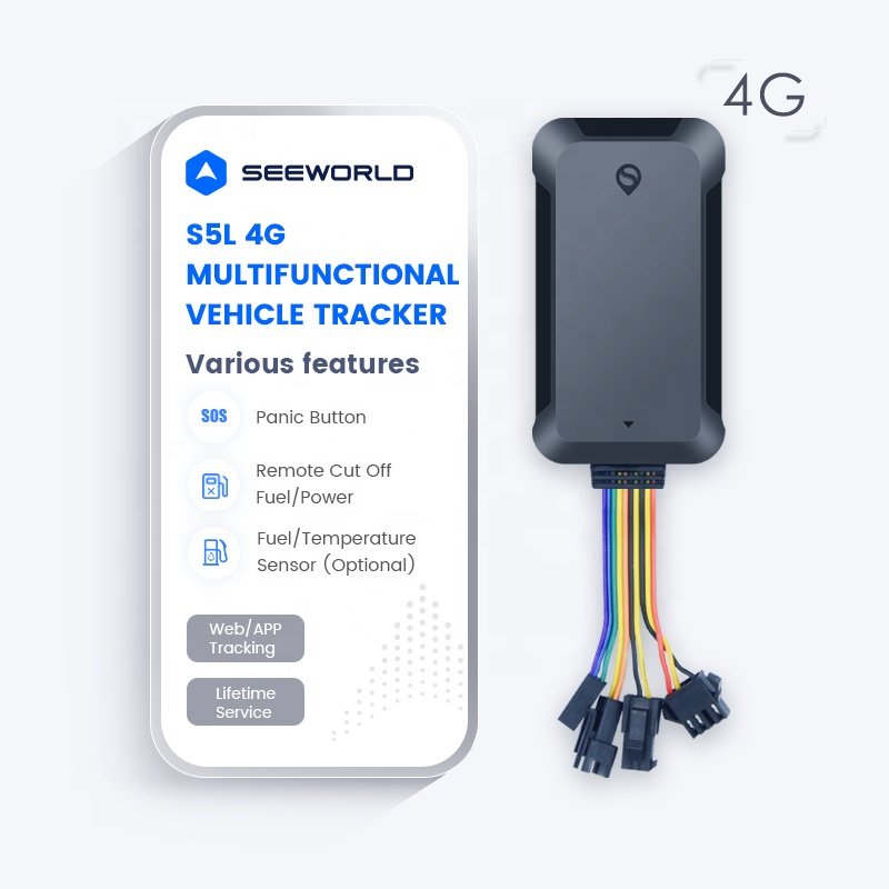 Fuel Monitoring Truck Management Rastreador Remote Control Car GPS Tracker 4G Wired Vehicle Tracking Device
