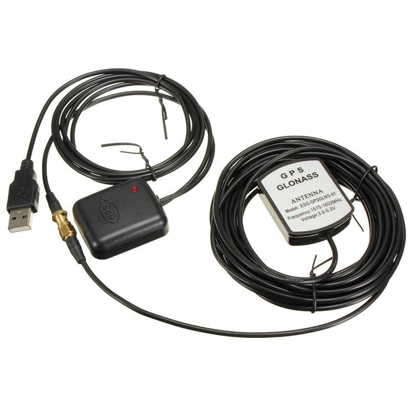 Car GPS Antenna Navigator Amplifier 5M/16FT Car External Repeater Amplifier GPS Receiver Transmitter for Phone Navigation