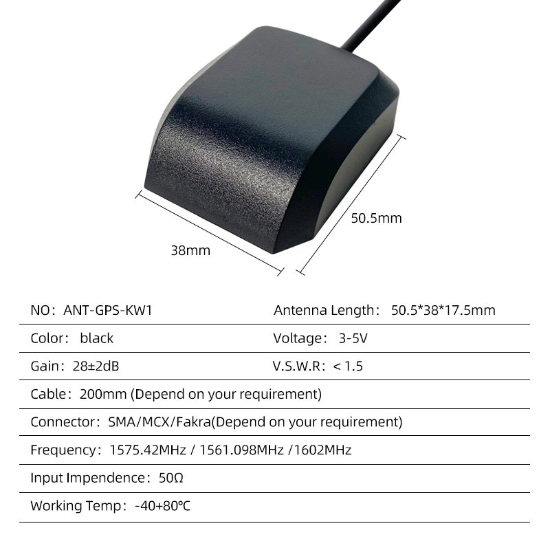 OEM 1575MHz 28dBi Active GPS Antenna High Gain Gps Aerial Adhesive Magnetic Car Combo GSM GPS Antenna