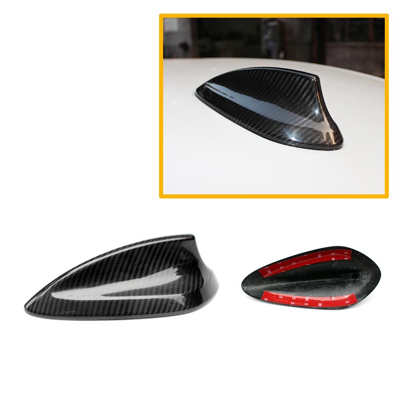 Dry Carbon Fiber Antenna Shark Fin Cover for BMW G80 G82 M3 M4 2021 2022 Stick on Antenna Cover