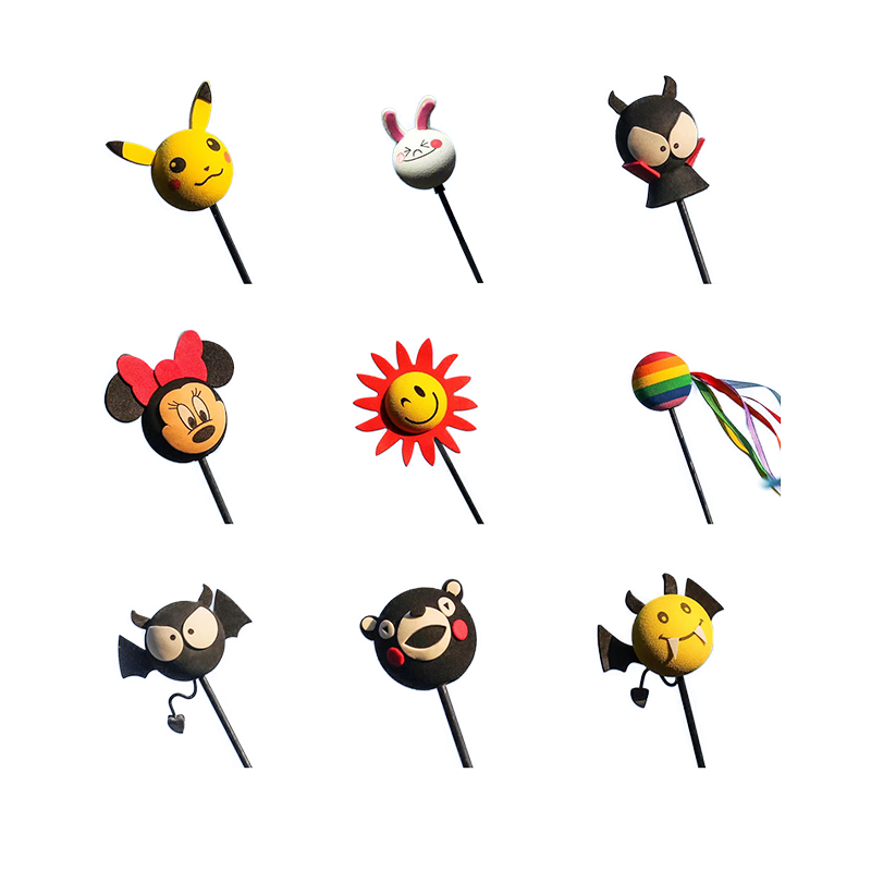 TIKTOK Amazon Hot Sales Car Antenna Topper Ball EVA Foam Antenna Ball Environmentally Non-Toxic Gardening Car Decoration