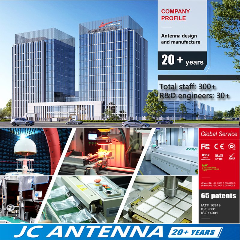 JCM072W 4 in 1 IATF16949 GPS/GNSS AM/FM 4G LTE WIFI Combination Antenna Car Roof Shark fin Antenna With Screw Mounting