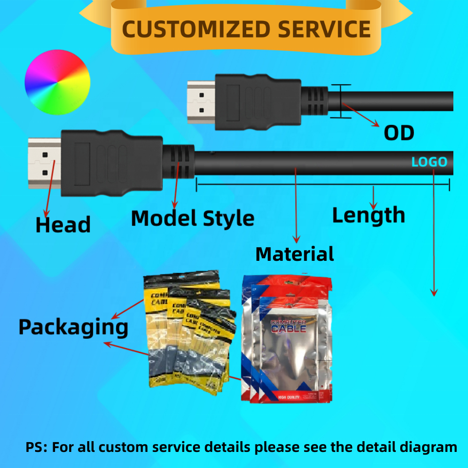 Premium Quality 1.4V High Speed 4K Cabel Hdmi Optical Fiber 0.5m 1m 1.5m 1.8m 3m 5m Black Cable HDMI Optic Cable to TV Monitor