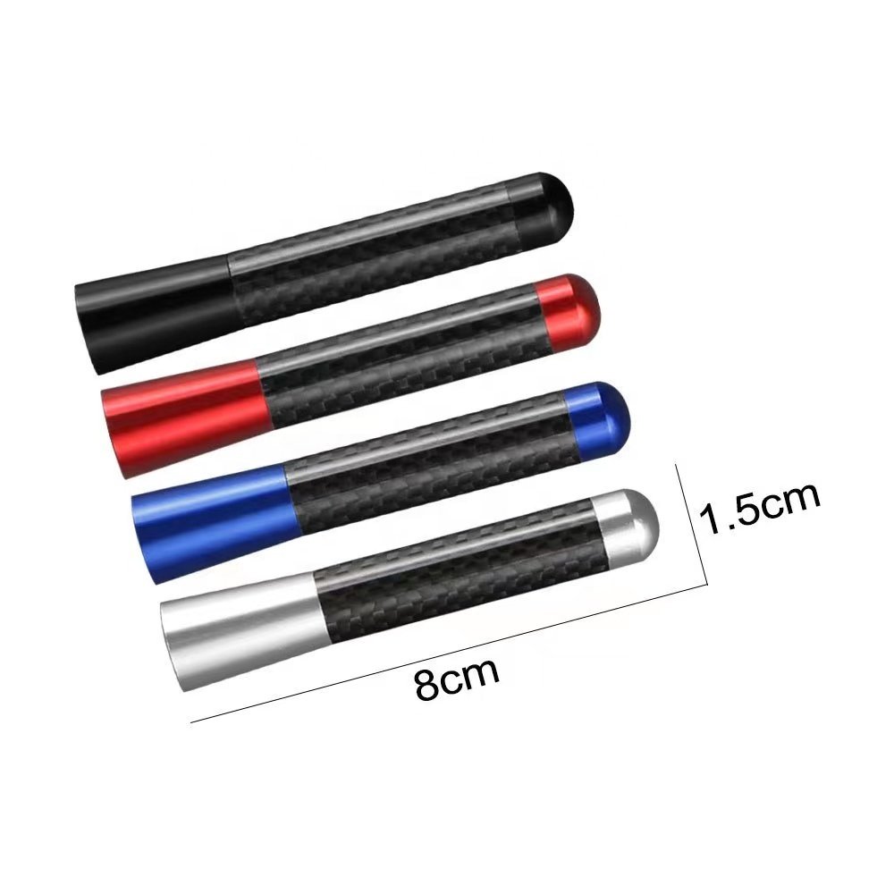 Tobnice 8cm Universal Car Antenna Carbon Fiber Screw Car Radio Antenna