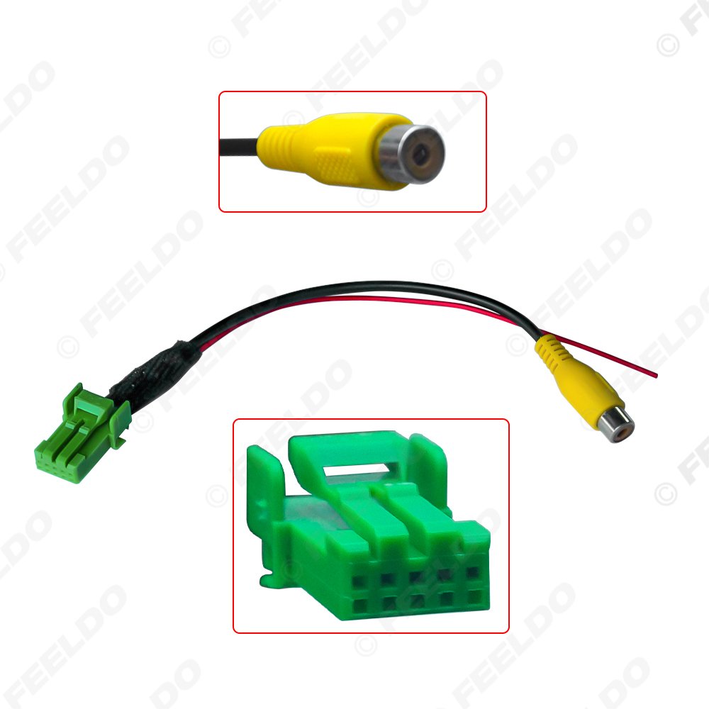 Auto Reverse Camera Output Video Adapter Wiring Cable for Suzuki Vitara (2016-2019) Original Factory Camera Video Output