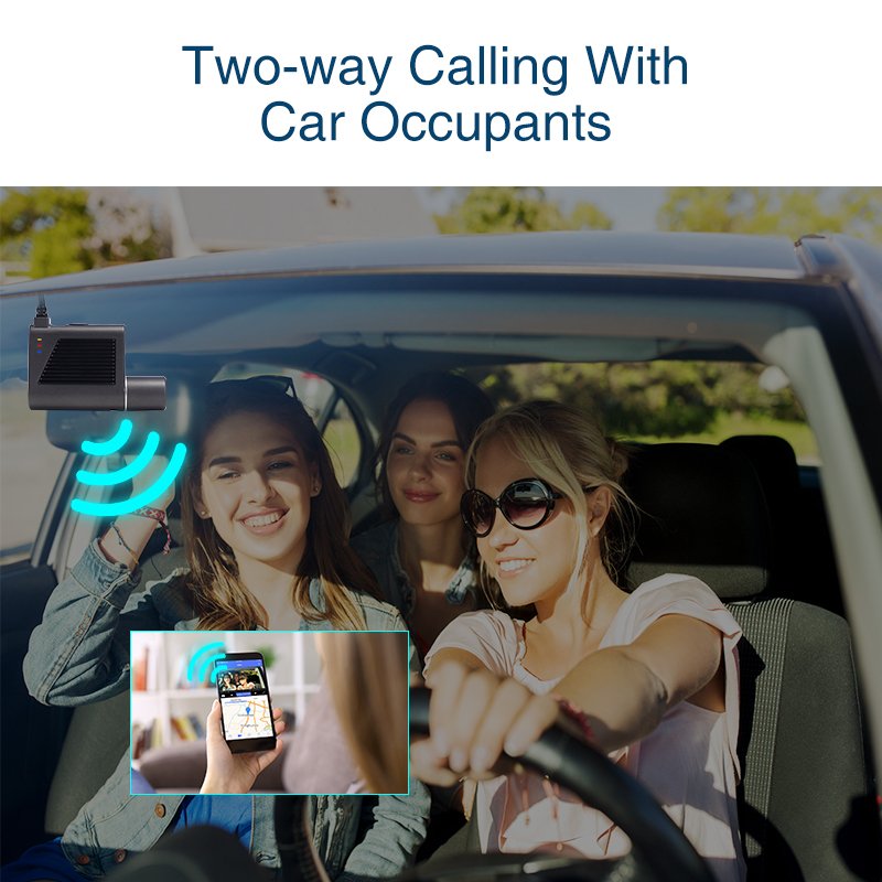 4g Dual Lens Hidden WDR IR Night Vision Car Dash Cam for Fleet Management