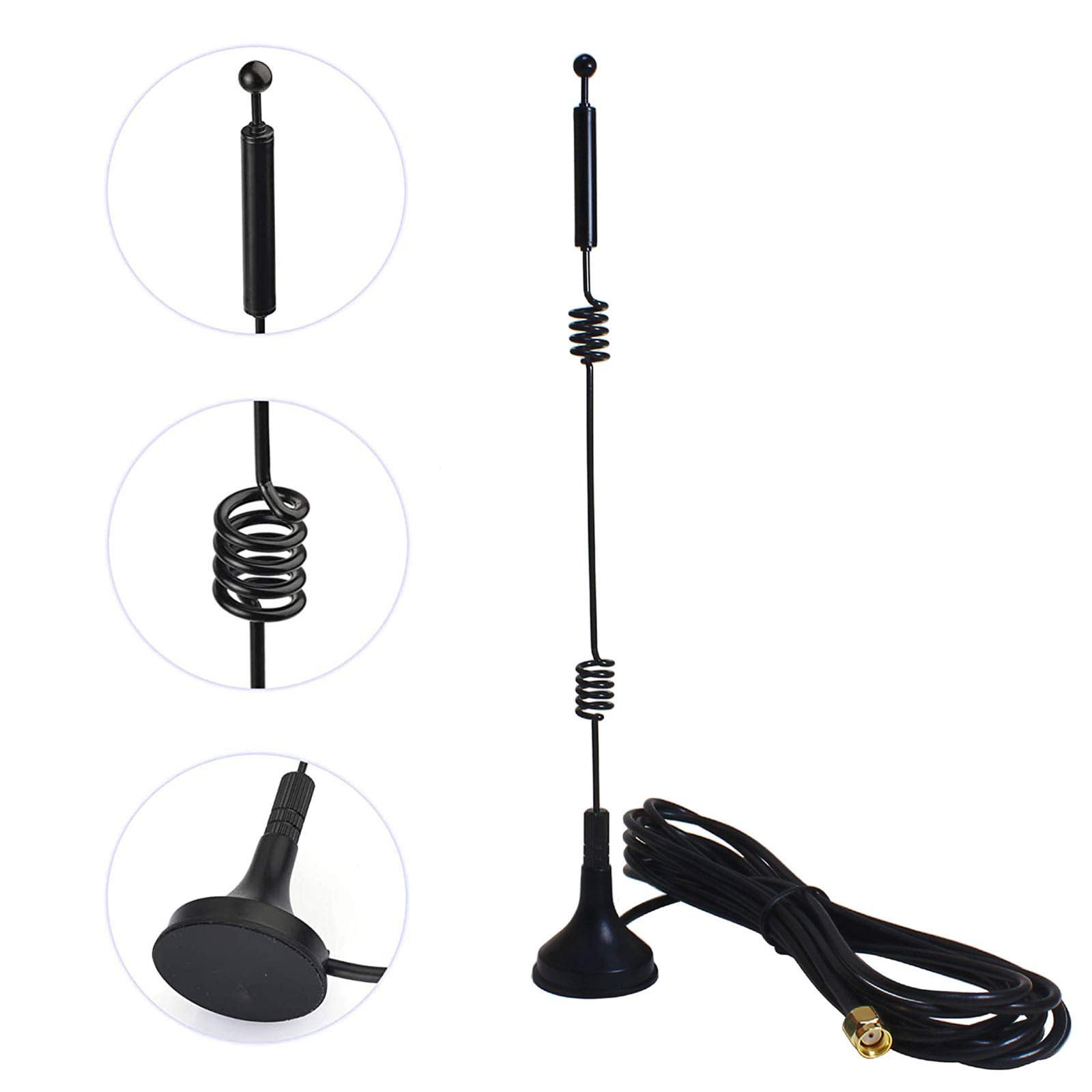Dual Band Long Range WiFi Antenna 2.4GHZ 5GHZ 5.8GHZ Magnetic Base for IP Camera Router Computer Network Wireless Range Extender