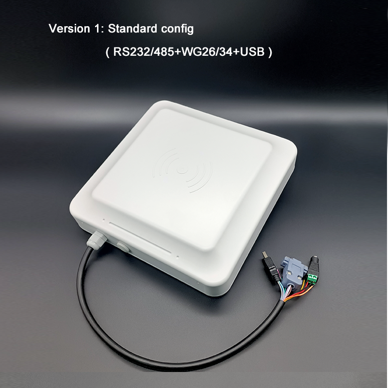 Parking Access Management Rfid Uhf Reader 8dbi Circular Polarization Antenna RS232 485 USB Wiegand B701 Uhf Rfid Reader