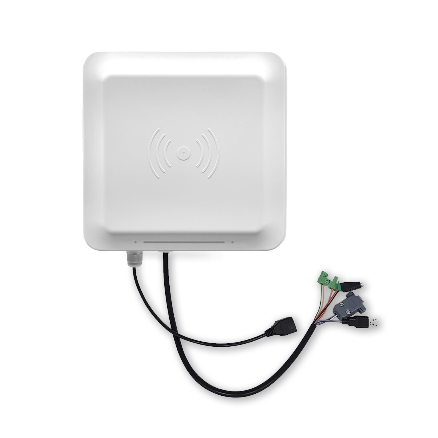 Parking Access Management Rfid Uhf Reader 8dbi Circular Polarization Antenna RS232 485 USB Wiegand B701 Uhf Rfid Reader