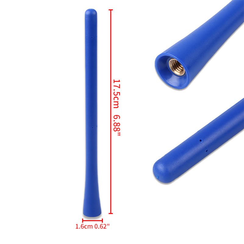 QSF Universal 7 Inch Spiral Car Antenna Modified Car Am Fm Radio Automotive Antenna for Dodge Ram 1500 Jeep Wrangler JK/JL Ford