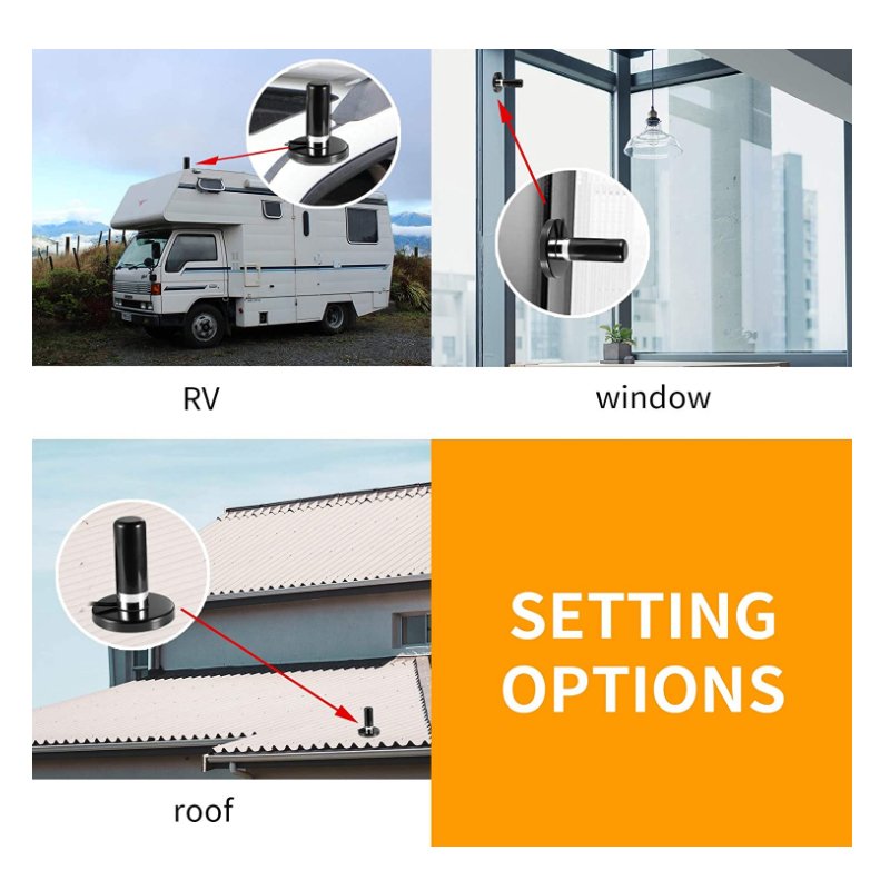 400-470MHz Antenna UHF Low Profile NMO Mount Antenna Omni for Car Truck Ham Radio Mobile Radio