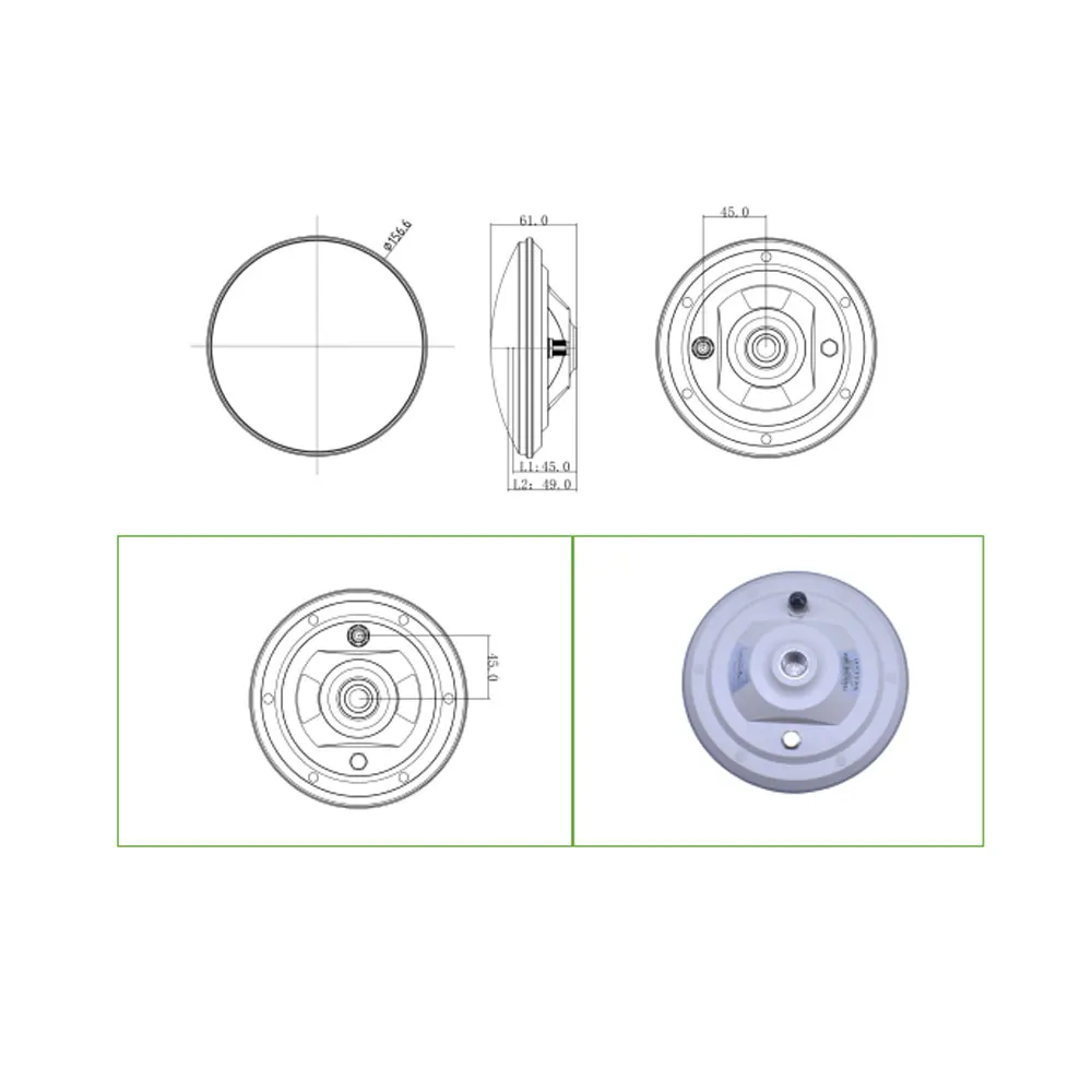 K700 High Precision Full Band L1 L2 L5 BeiDou GPS GLONASS Galileo Precision agriculture Car RTK Survey GNSS Antenna