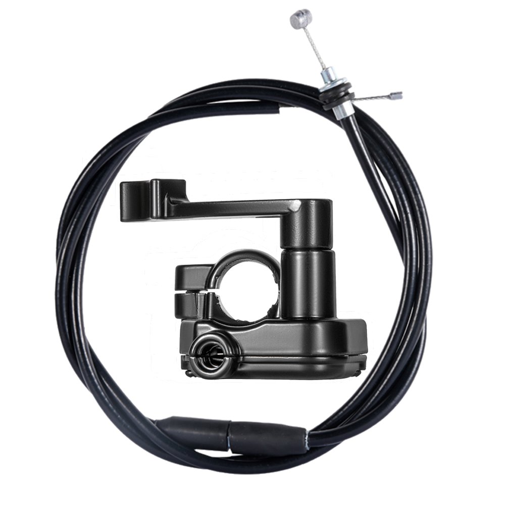 7/8'' 22mm Metal Thumb Throttle Cable Accelerator Handle Assembly for Chinese 50cc 70cc 90cc 110cc 125cc 250cc Pit Bike ATV Quad